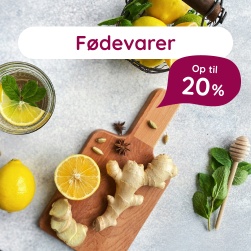 F�devarer - Op til 20%